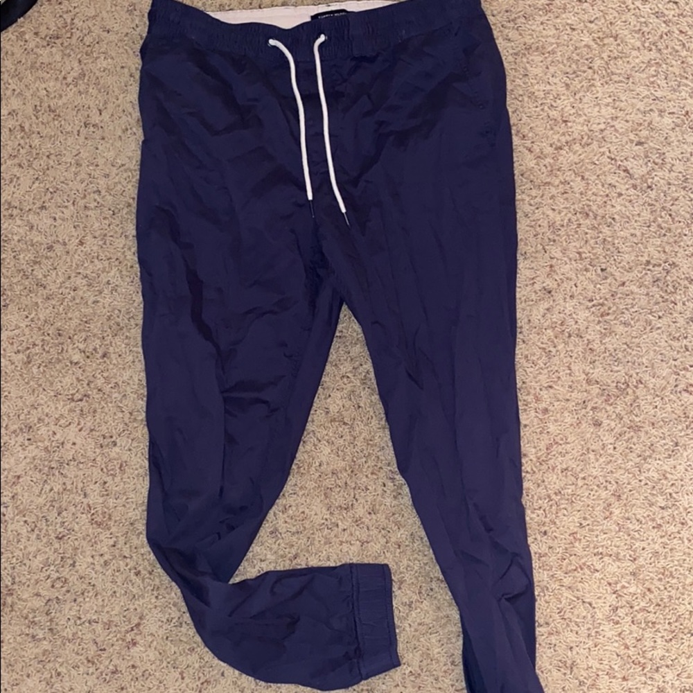 Never worn Med. Tommy Hilfiger navy khaki joggers
